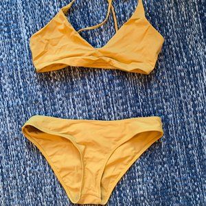 Reformation  Bikini Set in Ochre size S
